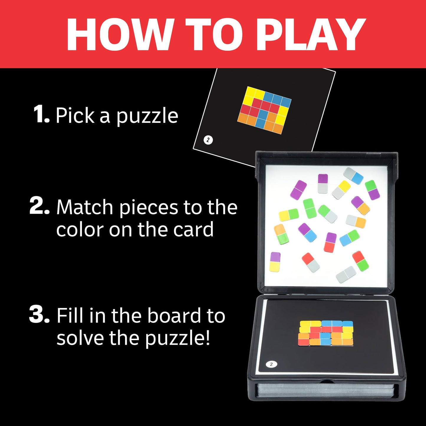 Educational Insights Kanoodle Duplexity, Brain Teaser Puzzle Challenge Game For Kids, Teens, And Adults, Stocking Stuffers, Ages 7+