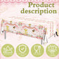 Gupesxu First Communion Decorations-3Pcs Pink Mi Primera Comunion Tablecloth Baptism Table Covers For Girl Newborn Baby Shower T