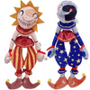 Plush Toy Set - 11-Inch Sun and Moon Clown Stuffed Animal Doll  Delightful 2-Piece Surprise (2PCS)