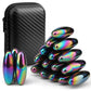 Rattle Fidget Magnets Snake Eggs For Adults, Hand Roller Magnetic Oval Toy For Men, Compatible With Ferrite Putty Office Desk Decor, Gift For Teachers, Researchers 18Pcs
