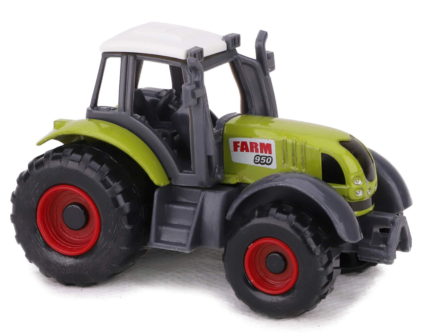 Toyland Set Of 5 Green Die Cast Metal Farm Machinery Toys - Approx 4.5Cm Each - Includes Tractors,Combine Harvesters & More!