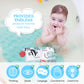Vicloon Soft Cloth Baby Books, Baby Books 0-6 Months, 3D Black And White High Contrast Soft Cloth Book, Washable Non-Toxic Early