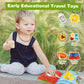 Richgv Baby Books Toys 6-12 Months, My First Story Book Busy Book 6-12-18 Months, Baby Montessori Toys Travel Toy, 10 Pages Pres