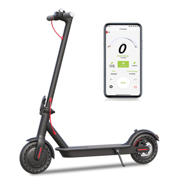 Electric Scooter Adults, 19Mph Top Speed 500W Max Motor Fast E Scooter Foldable, 8.5'' Solid Tires, Max 21 Miles Long Range For 
