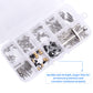 271Pcs M1.4 Rc Screw Kit Screws Assortment Set Hardware Fasteners For Axial Scx24 1/24 Rc Crawler Deadbolt C10 Jeep Axi90081 Axi