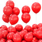 Red Balloons For Arch Decoration Hot Pink Balloons Latex Balloons 60Pcs Balloons 12 Inch Matte Balloons For Balloon Garland As B