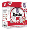 MasterPieces NCAA Wisconsin Badgers Spot It Game - Cardstock, Red, 6" x 2.875" x 5.125", Model 41811 for Kids and Family