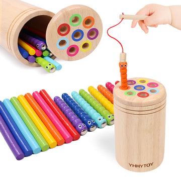Montessori Toys For 2 Year Old, Dual Gameplay 18 Month Old Toys Color Sorting Preschool Learning Activities, Fine Motor Skills W