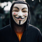 Udekit Hacker Mask V For Vendetta Mask Halloween Cosplay Costume Party Props White