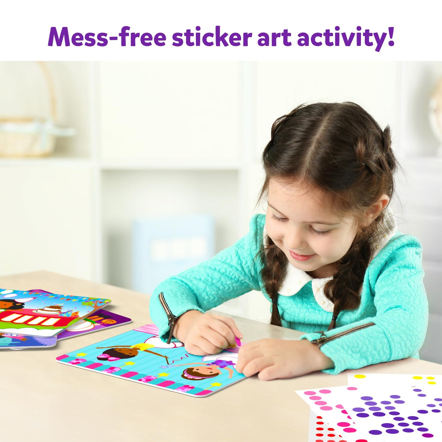 Skillmatics Dot It Sticker Art - Dress Up, Mess-Free Fun for Kids, 500+ Stickers, Craft Kits, DIY Scrapbooking Activity, Travel