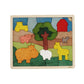 Down On The Farm Wooden Puzzle, 33 Pieces, Endangered Animals, Farm Animals, For Kids Ages 3+