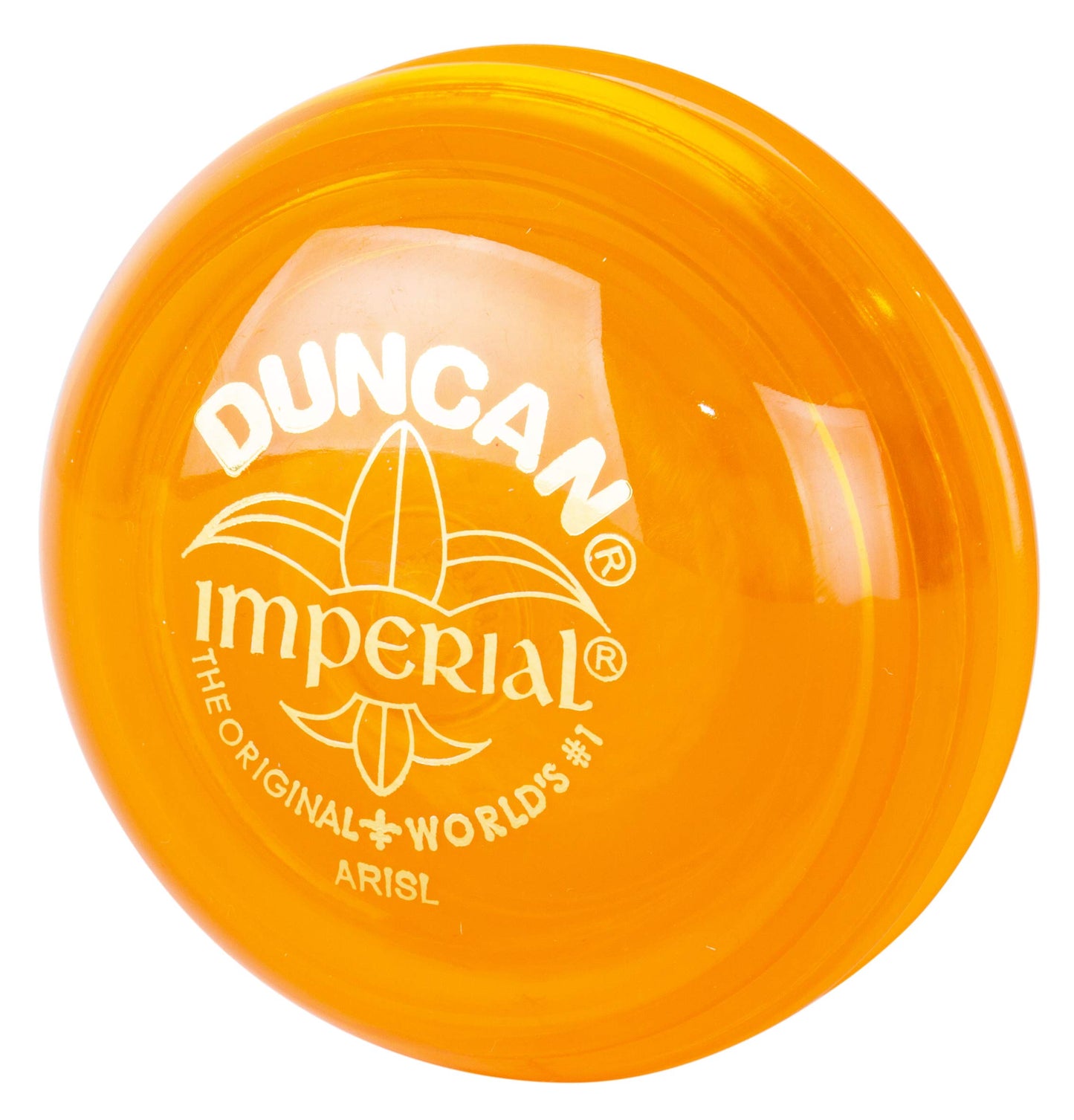 Duncan Toys Imperial Yo-Yo, Beginner Yo-Yo With String, Steel Axle And Plastic Body, Orange