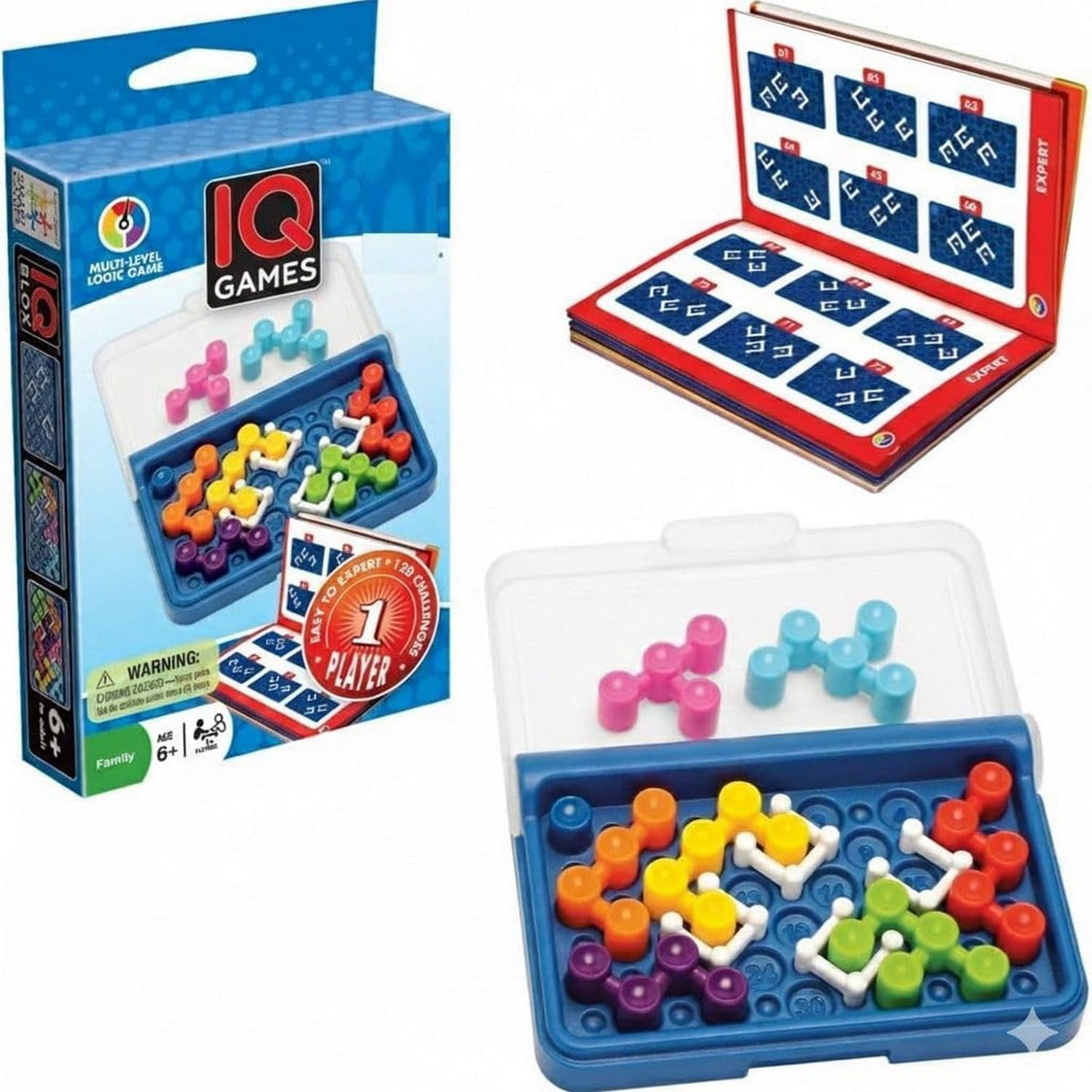 Devanshi Art Brain Teaser Puzzle Game with 120 Challenges | Cognitive Skill Building Travel Game | Portable Case Mind Game for K