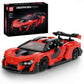 Mould King 10007 Super Car Moc Building Blocks Kit, 1:12 Scale Sports Car Model Toys For Kids To Build, Collectible Car Set For Adults (1182 Pcs)