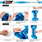 Hiparty 23Pcs Birthday Balloons Banner, 3D Blue Premium Mylar Foil Ecofriendly Letter Happy Birthday Banner With 5Pcs Star Ballo