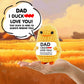 Lestp Funny Gifts Women Positive Dad Duck Emotional Support Crochet Nuggets Pickle Plush Partner Cute Birthday Gift Gag Metal He