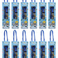 Asera 12 Pcs Outer Space Astronaut Design Cartoon Stationery Gift Pack For Kids Birthday Return Theme Party, Blue