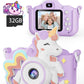 Kikapabi Kids Camera, Unicorn Toys For Girls Boys Age 3-8, Christmas Birthday Gifts For Girls Age 3 4 5 6 7 8, Digital Camera Wi