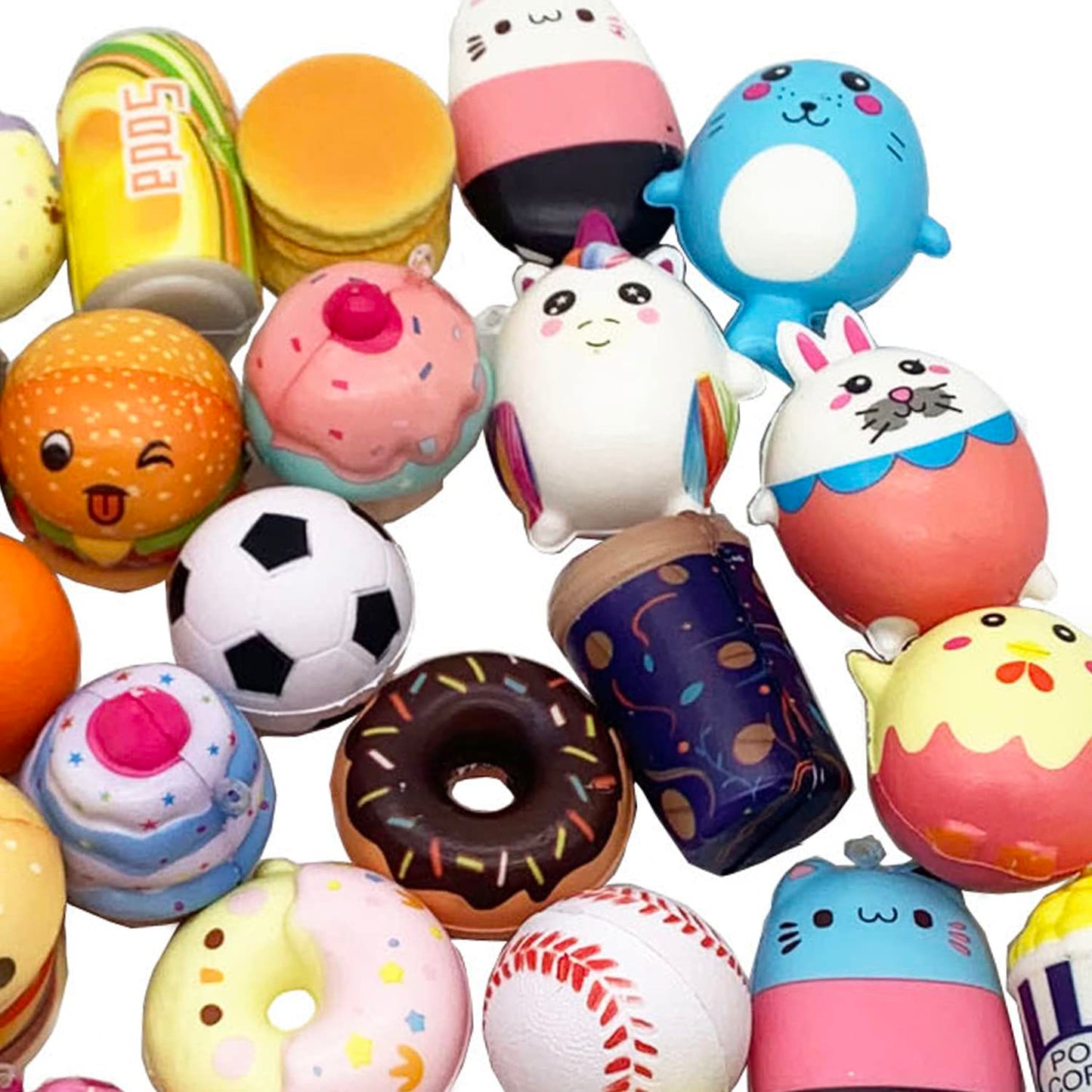 Aqueens 4 Jumbo Food Slow Rising Squishies Hamburger Bun Pizza Bread Kawaii Soft Toys Kid Squishy Squeeze Child Gift