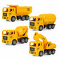 Pluspoint Construction Vehicle Set Of 4 Toy Trucks Simulation Pull Back Excavator Dumper Trucks Cement Mixer Tanker Pretend Play