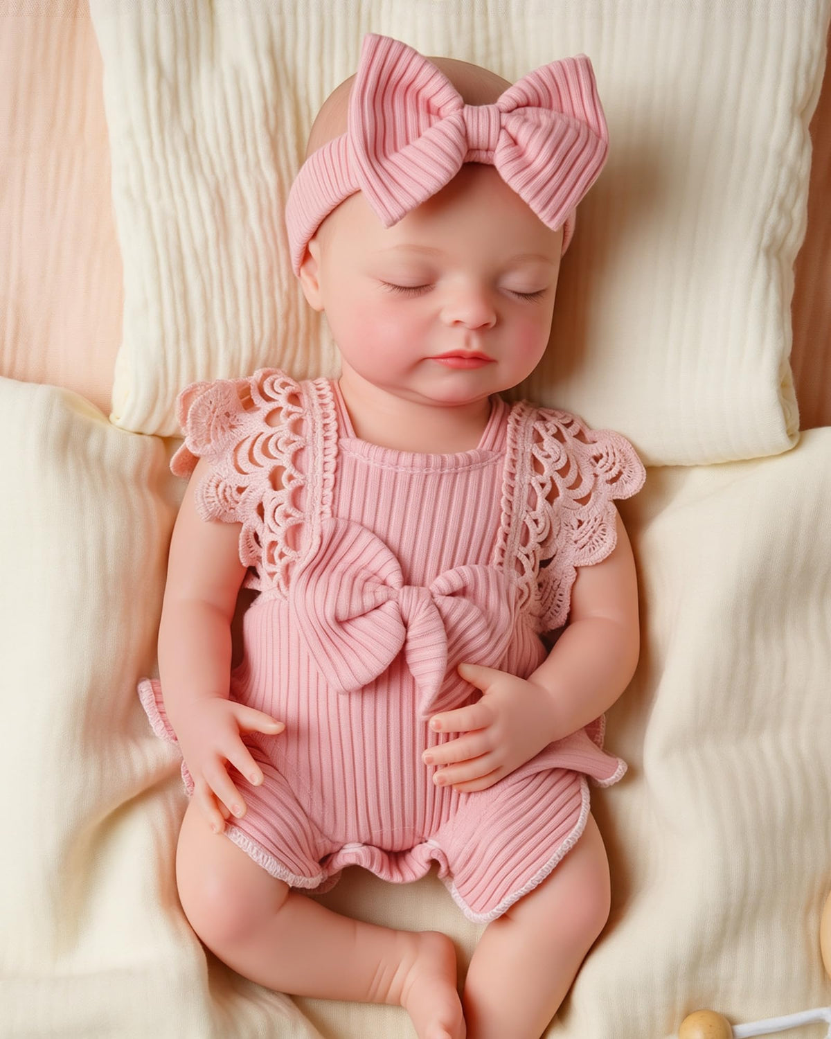 BABESIDE Silicone Baby Doll 16Inch Reborn Dolls with Weighted Lifelike Feel