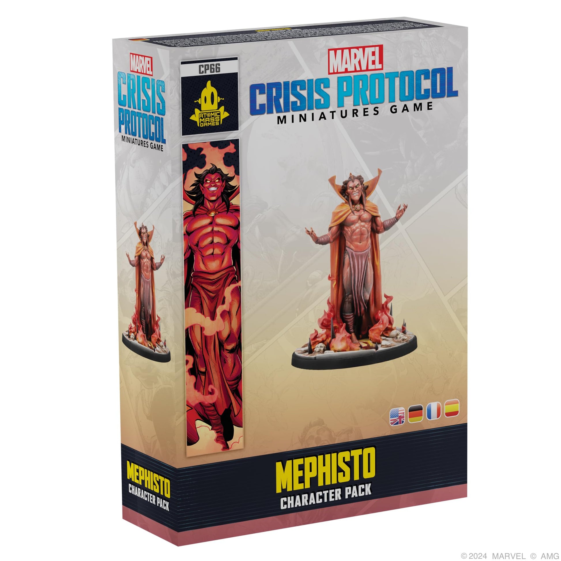 Atomic Mass Games Marvel: Crisis Protocol Mephisto Character Pack - Manipulator of The Battlefield! Tabletop Superhero Game  Ages 14+  2 Players  90 Minute Playtime  Made