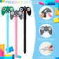Tinlade 24 Pcs Video Game Pens Gamer Party Favors Video Gaming Themed Birthday Party Favor Gifts Controller Ink Kids Pens For Boys Classroom Prizes (Black,Green,Gray)