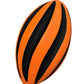 LMC Products Spiral Foam Football - Soft Kids Football - 9 Inch Each - mature-themed & Toddler - Small (Orange & Black)