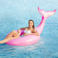 Jasonwell Giant Inflatable Mermaid Tail Pool Float With Fast Valves Pool Floaties Tube Summer Beach Swimming Pool Party Lounge Raft Water Floaty Decorations Toys For Adults Kids Pink L