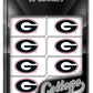MasterPieces NCAA Georgia Bulldogs, Collectible Double Six Dominoes, For Ages 6+