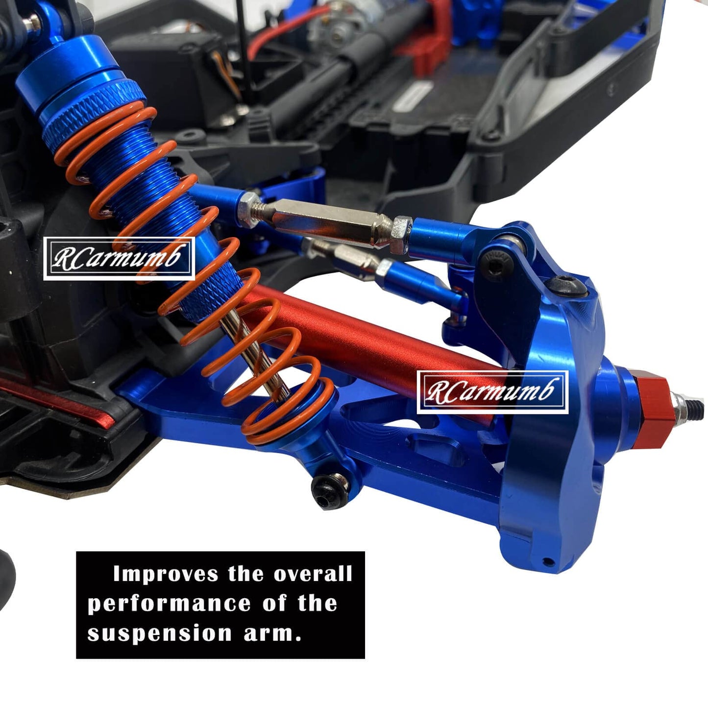 Alloy RC Shocks,Caster Block,Steering Blocks,Rear Stub Axle Carriers Upgrades for 1/10 Arrma Granite/Senton 4x4 3S Blx & Mega 55
