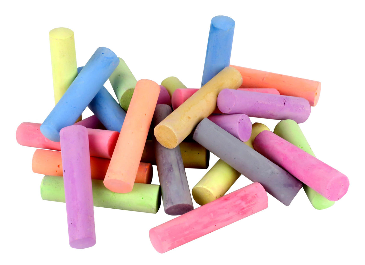 Kid Made Modern Non Toxic Sidewalk Chalk Bucket (24 Count) - Washable Colored Chalk Bulk Set For Kids And Toddlers Outdoor Games