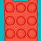 Nuby Baby Teething Toy - Bpa Free - 3+ Months - Giggle Bytes Sensory Popper Cellphone - Aqua
