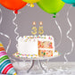 Nuanchu 35th Birthday Candles - Gold Cake Topper Decoration, 3.54" Length, Wax & Plastic, Ideal for Birthdays, Baby Showers, Anniversaries
