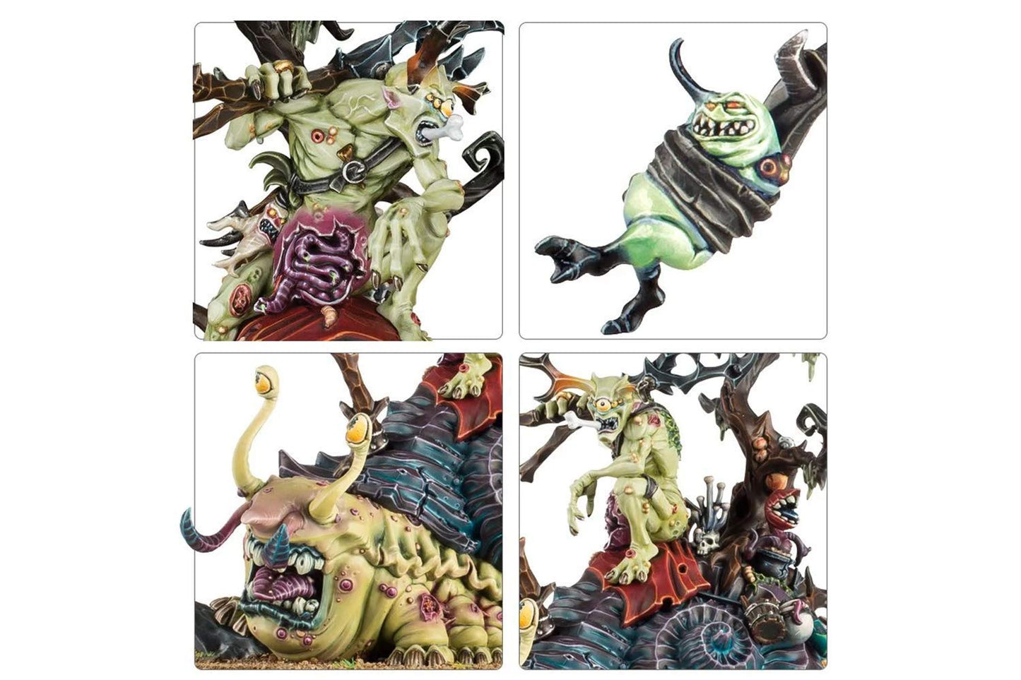 Warhammer Age of Sigmar Daemons of Nurgle Horticulous Slimux Model GW-83-43 Multicolor Plastic Figurine