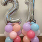 40 Inch Silver 21 Number Balloons Giant Jumbo Huge 12 Or 21 Foil Mylar Helium Number Digital Balloons Silver Birthday Mylar Digi
