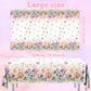 Hakoti Wildflower Baby Shower Decorations - 3Pcs Wildflower Tablecloth Wildflower Baby In Bloom Party Tablecloth Floral Theme Su