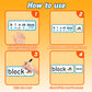 Kasfalci Blends & Digraphs Cards,Phonics Games,Speech Therapy Toys For Toddlers Kids,Learn To Read,Spelling Reading Learning Sig