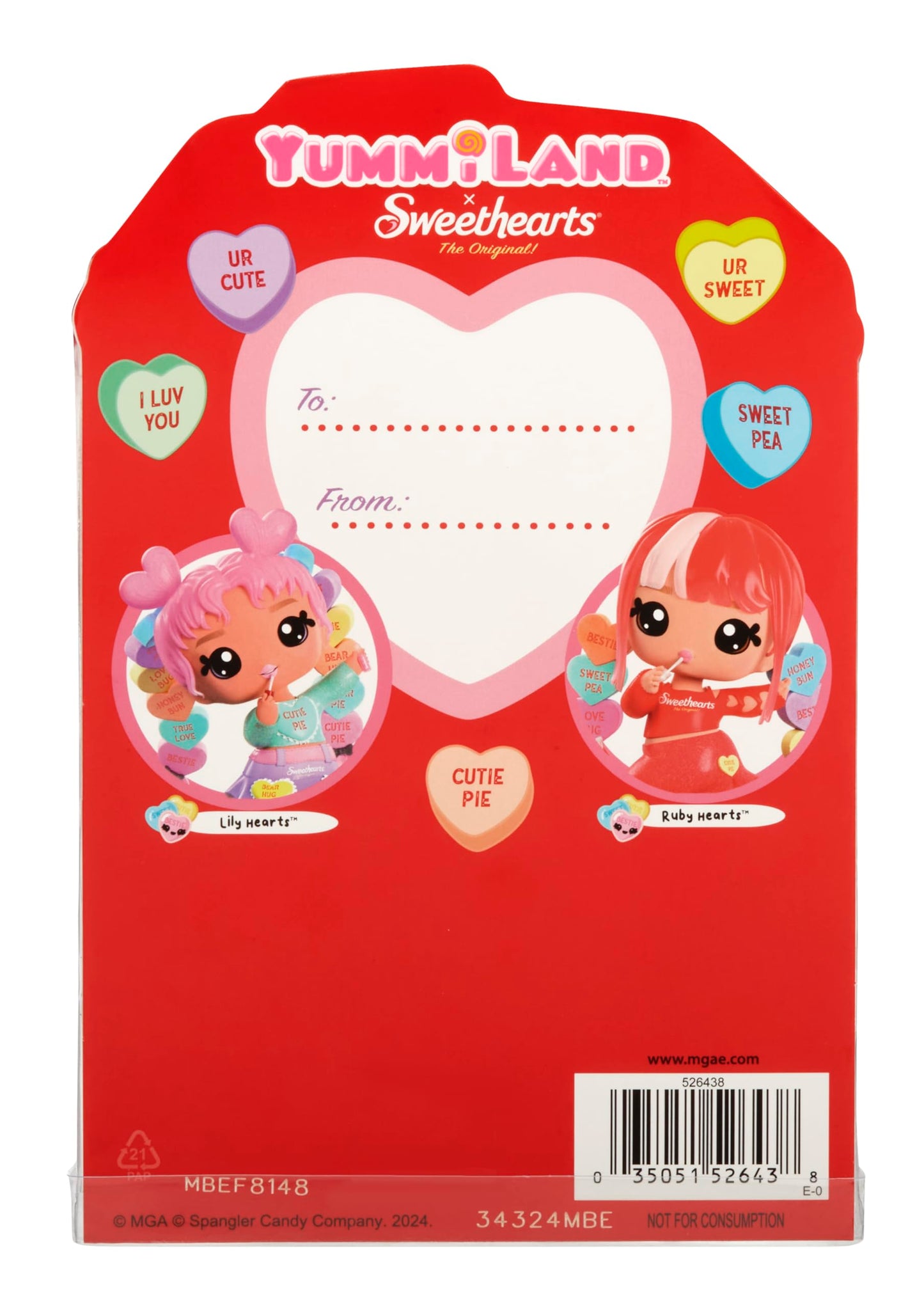 Yummiland X Sweethearts Collection Ruby Hearts Lip Gloss Dolls