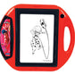 Lexibook, Miraculous Ladybug Cat Noir, Drawing Projector, 4 Stamps, 10 templates, Lighting Screen, 1 Pen Included, Artistic and