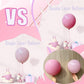 Scmdoti Matte Pink Balloons Different Sizes 18 12 10 5 Inch,Double Stuffed Matte Light Pink Balloon Arch Garland (Soft Baby Pink