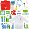 Medical Kit for Kids - 35 Pieces Doctor Pretend Play Equipment, Dentist Kit for Kids, Doctor Play Set with Gift Case for Toddler