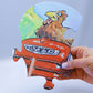 Masterpieces Floor Puzzle - Jumbo Size 36 Piece Jigsaw Puzzle For Kids - Tractor Mac Farm Shaped Puzzle - 3Ftx2Ft
