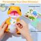 Dinosaur Piggy Bank For Kids Unbreakable Money Coin Bank For Boys Girls With Diy Stickers,Toddler Gifts For Birthday,Easter,Baby