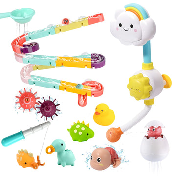 Bath Toy Bathtub Toy With Shower And Floating Toys, Fishing Game For Toddles And Babies