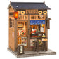 CUTEBEE Book Nook Kit  DIY Miniature House Kits for mature-themed and Teens  Dollhouse Booknook Tiny House  Bookshelf 3D Wooden Puzzle  DIY Craft Gifts for Family and Friends (Morita-Ya)