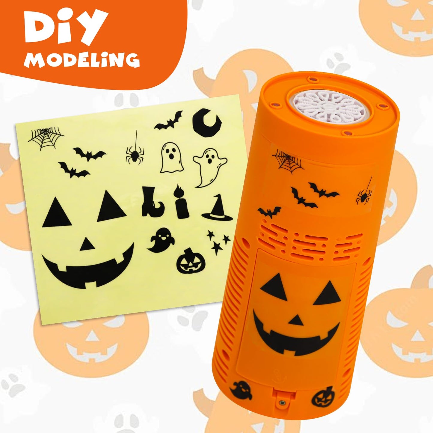 Halloween Bubble Machine,Halloween Party Decorations Includes Spooky Sound Effects,Lights,And Bubbles Halloween Toys For Toddlers,Kids,Adults