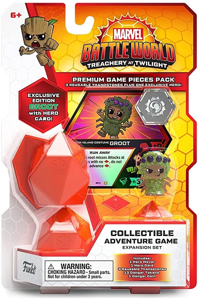 Funko Marvel Battleworld: Treachery at Twilight enhanced Pieces Pack with Spider-Island Groot