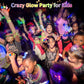 65 Pack Birthday Party Favors For Kids- Goody Bag Stuffers Light Up Rings Bulk Toys, Glow In The Dark Party Supplies - Led Colorful Rubber Rings Surprise Gifts For Halloween Party Easter Concert Shows