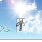 Angelstar Faith Rejoice Pendant Necklace, Comes In Card Box, Includes Chain